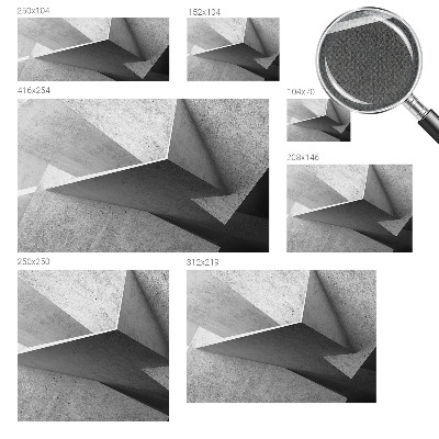 Zelfklevende behangsticker met een geometrisch structuurmotief