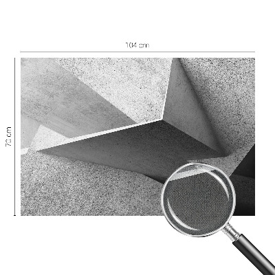 Zelfklevende behangsticker met een geometrisch structuurmotief