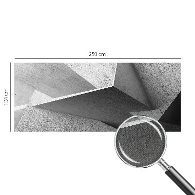Zelfklevende behangsticker met een geometrisch structuurmotief