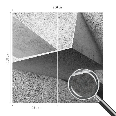 Zelfklevende behangsticker met een geometrisch structuurmotief
