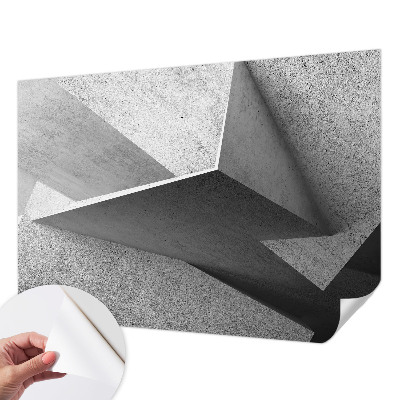 Zelfklevende behangsticker met een geometrisch structuurmotief