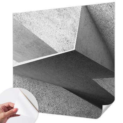 Zelfklevende behangsticker met een geometrisch structuurmotief