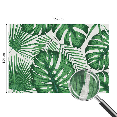 Foto behang voor de kinderkamer Tropische bladeren