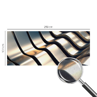 Fotobehang kinderkamer Metalgolven