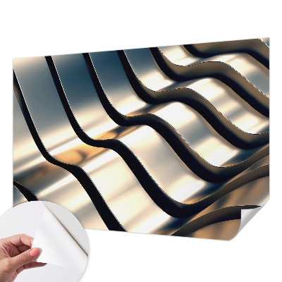 Fotobehang kinderkamer Metalgolven