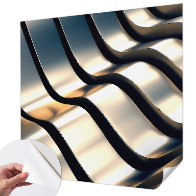 Fotobehang kinderkamer Metalgolven