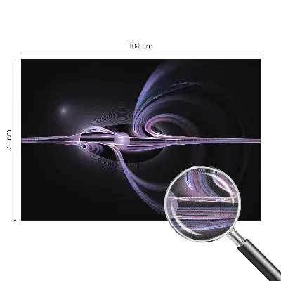 Fotobehang voor de kinderkamer met een kosmische abstractie als ontwerp