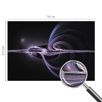Fotobehang voor de kinderkamer met een kosmische abstractie als ontwerp