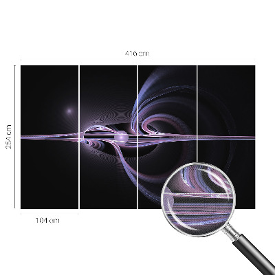 Fotobehang voor de kinderkamer Kosmische abstractie