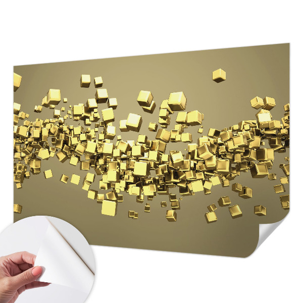 Zelfklevend fotobehang Creatieve kubussen