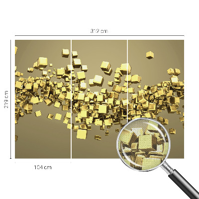 Zelfklevend fotobehang Creatieve kubussen