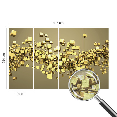 Zelfklevend fotobehang Creatieve kubussen