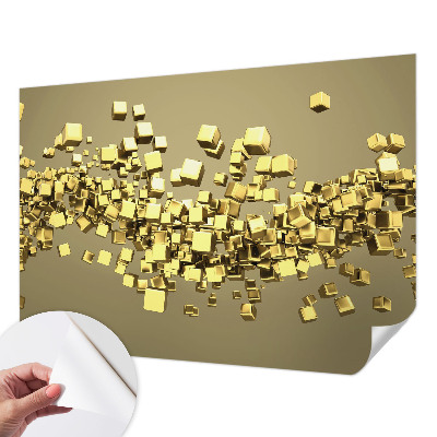 Zelfklevend fotobehang Creatieve kubussen