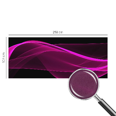 Fotobehang tienerkamer Roze linten