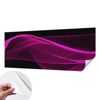 Fotobehang tienerkamer Roze linten