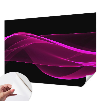 Fotobehang tienerkamer Roze linten