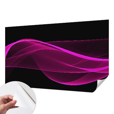 Fotobehang tienerkamer Roze linten