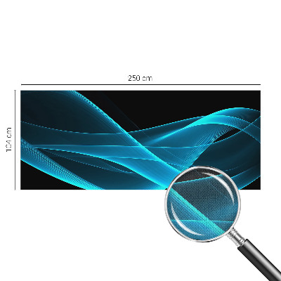 Zelfklevend fotobehang op maat Opvallende golven