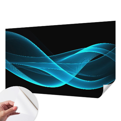 Zelfklevend fotobehang op maat Opvallende golven