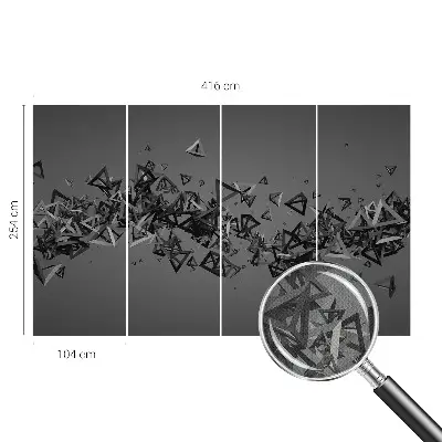 Fotobehang zelfklevend met geometrische abstracties