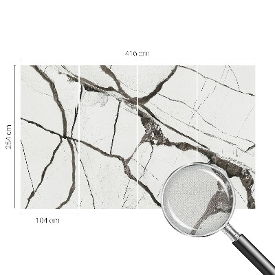 Zelfklevende behangsticker Marmer barsten