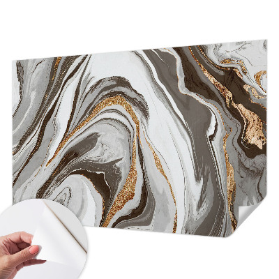 3D fotobehang met marmeren wervelingen