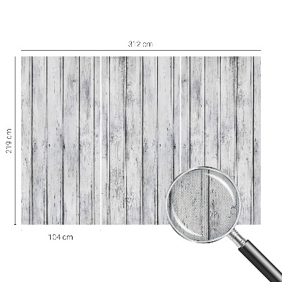 Fotobehang voor de kinderkamer met print van houten planken