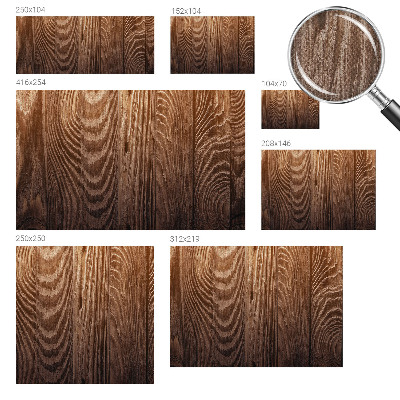 Fotobehang babykamer Houten ringen