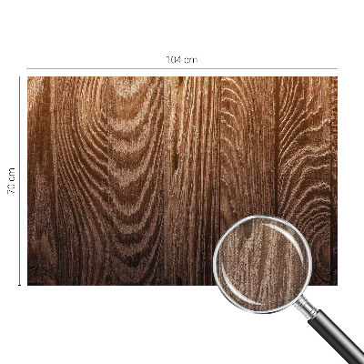 Fotobehang babykamer met houten ringen voor eenvoudige ophanging