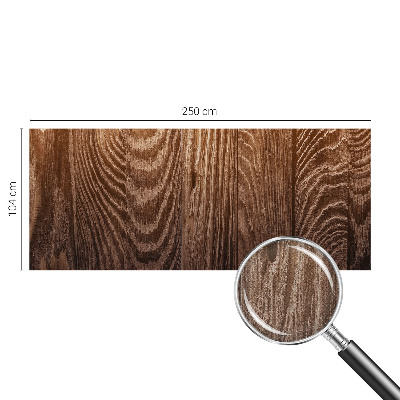 Fotobehang babykamer met houten ringen voor eenvoudige ophanging