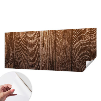 Fotobehang babykamer met houten ringen voor eenvoudige ophanging