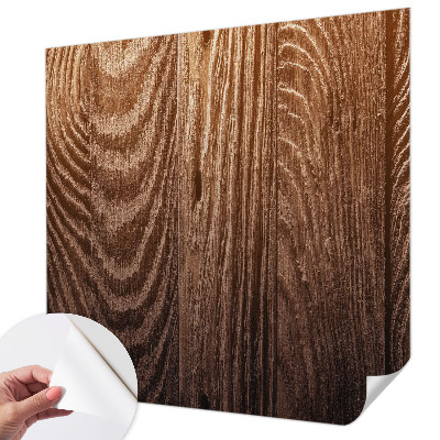 Fotobehang babykamer met houten ringen voor eenvoudige ophanging
