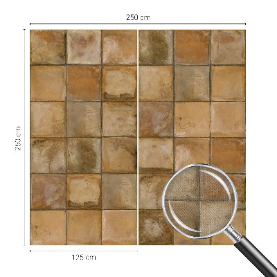 Zelfklevend fotobehang Rustiek mozaïek
