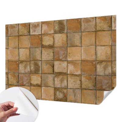 Zelfklevend fotobehang Rustiek mozaïek
