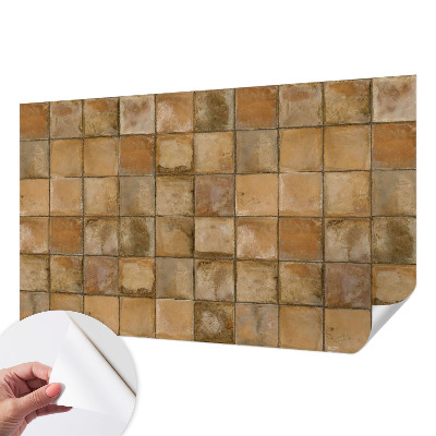 Zelfklevend fotobehang Rustiek mozaïek