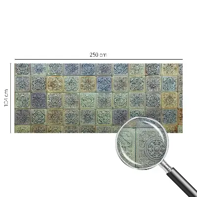 Fotobehang zelfklevend met geometrische tegelprint