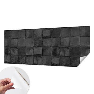 Zelfklevend fotobehang op maat Grijze tegels