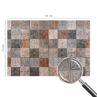 Zelfklevende behangsticker Siertegels