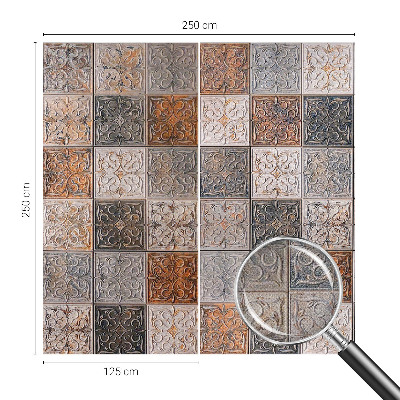Zelfklevende behangsticker Siertegels