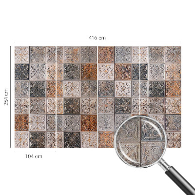 Zelfklevende behangsticker Siertegels