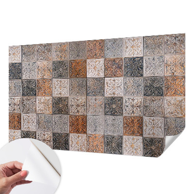 Zelfklevende behangsticker Siertegels