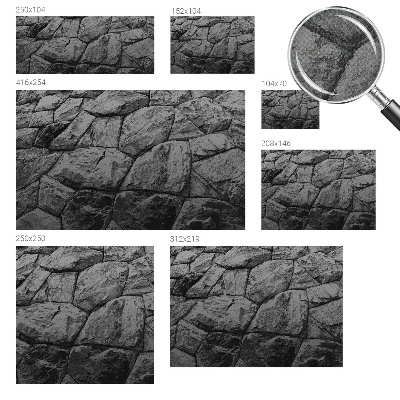 Foto behang voor de kinderkamer Steenstructuren