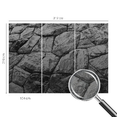 Foto behang voor de kinderkamer Steenstructuren