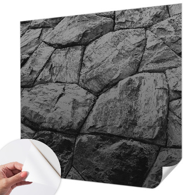 Foto behang voor de kinderkamer met steenstructuren
