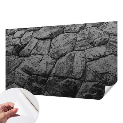 Foto behang voor de kinderkamer met steenstructuren