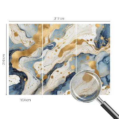 Fotobehang kinderkamer met een abstract en elegant ontwerp