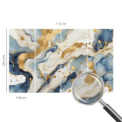 Fotobehang kinderkamer met een abstract en elegant ontwerp