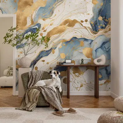 Fotobehang kinderkamer met een abstract en elegant ontwerp