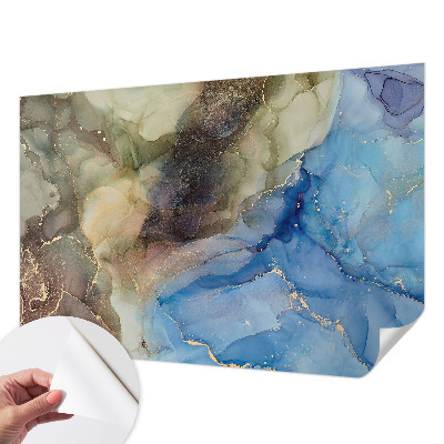 Fotobehang voor kinderkamer met een kleurrijk abstract patroon