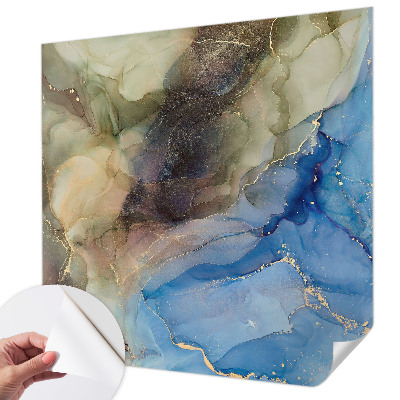 Fotobehang voor kinderkamer met een kleurrijk abstract patroon